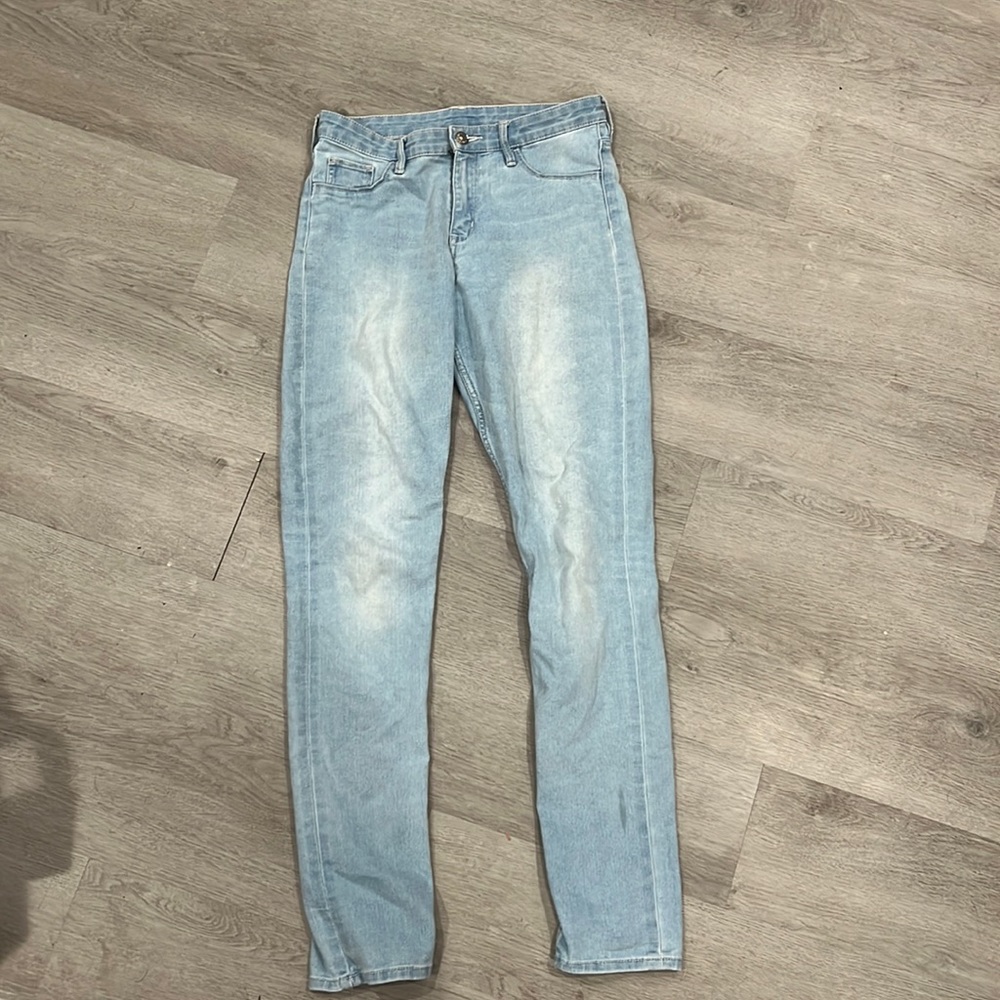 blue jean size:12-13y high waited skinny fit